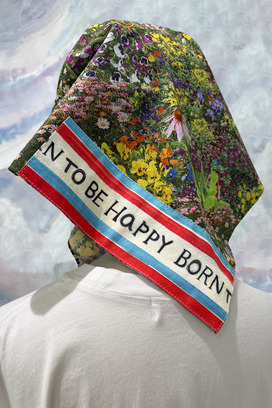 10.Happy flower field scarf 詳細画像