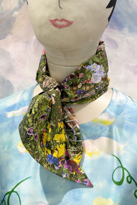 10.Happy flower field scarf 詳細画像