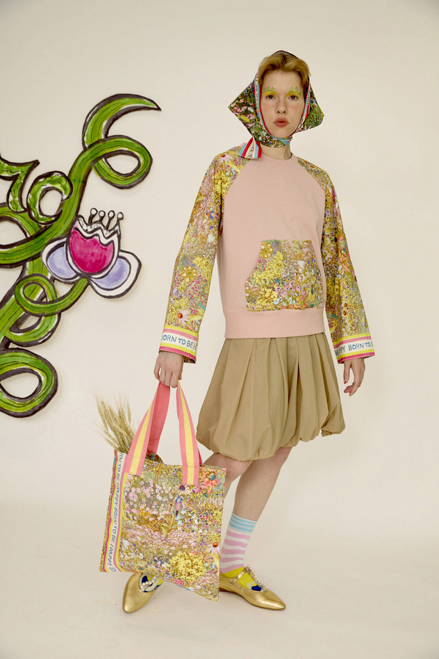 9.Happy flower field bag 詳細画像 yellow 11