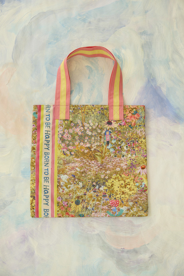 9.Happy flower field bag 詳細画像 yellow 2