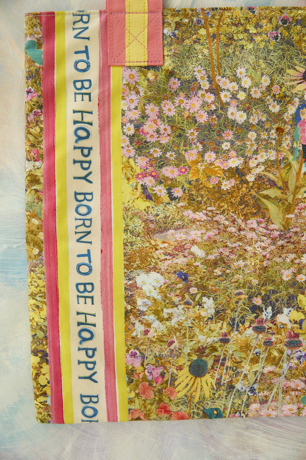 9.Happy flower field bag 詳細画像 yellow 3