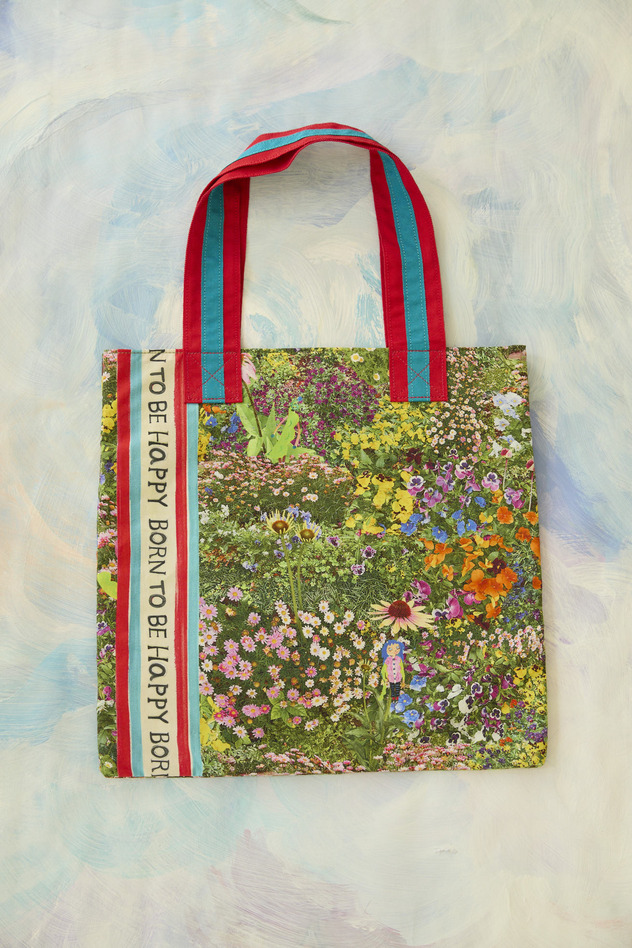 9.Happy flower field bag 詳細画像 green 1