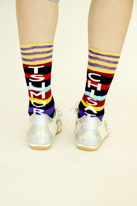 27.Logo stripe socks 詳細画像