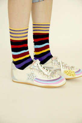 27.Logo stripe socks 詳細画像