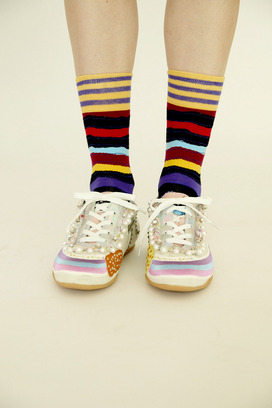 27.Logo stripe socks 詳細画像