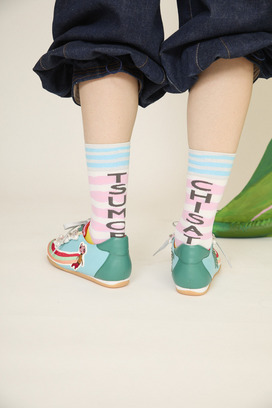 27.Logo stripe socks 詳細画像