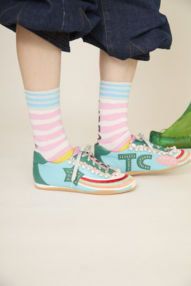 27.Logo stripe socks 詳細画像