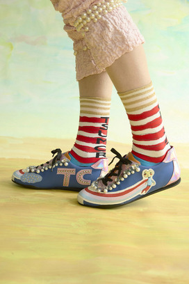 27.Logo stripe socks 詳細画像