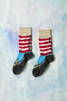 27.Logo stripe socks 詳細画像