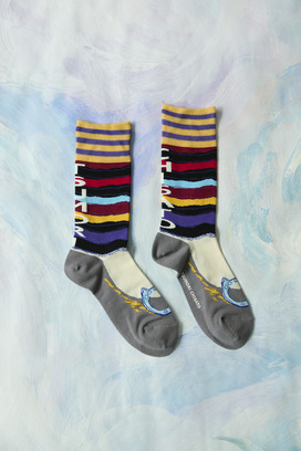27.Logo stripe socks 詳細画像