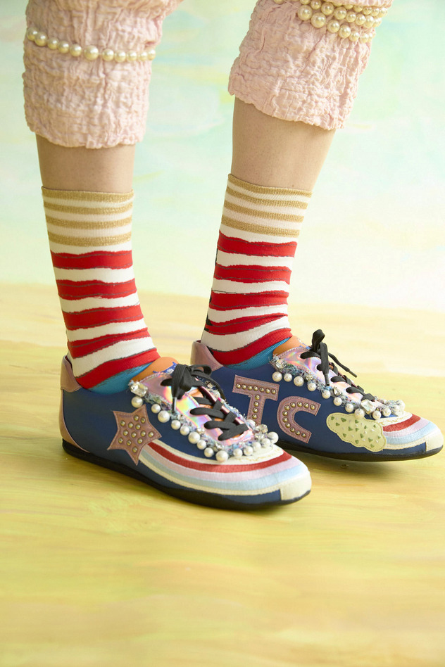 27.Logo stripe socks 詳細画像 pink 9