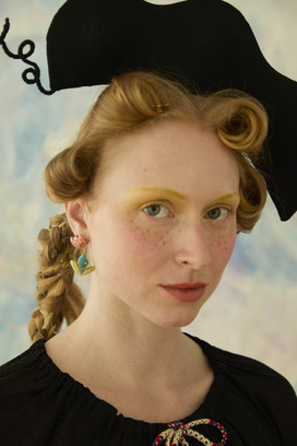 89.Bean&tulip pierced earrings 詳細画像