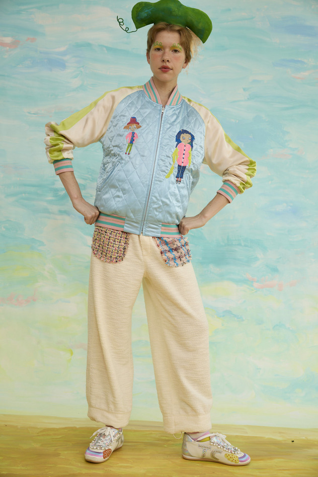 84.Quilt blouson 詳細画像 light blue 10