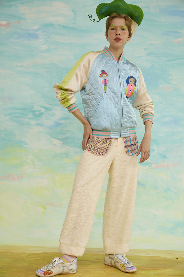 84.Quilt blouson 詳細画像 light blue 11