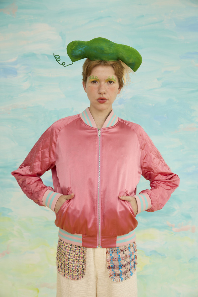 84.Quilt blouson 詳細画像 light blue 12