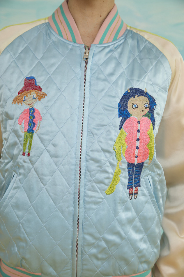 84.Quilt blouson 詳細画像 light blue 4