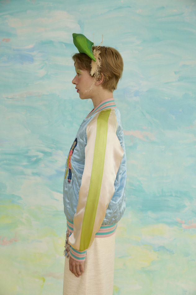 84.Quilt blouson 詳細画像 light blue 5