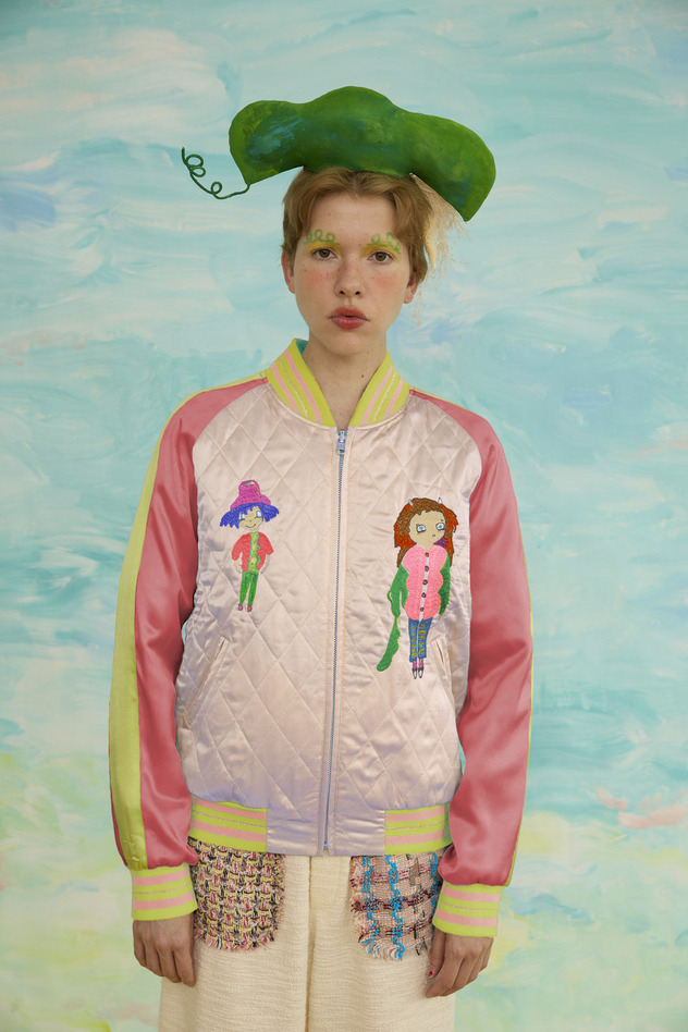 84.Quilt blouson 詳細画像 light pink 1