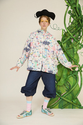 39.Mame Neko taffeta blouson 詳細画像