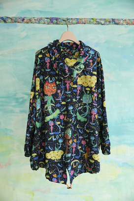 39.Mame Neko taffeta blouson 詳細画像