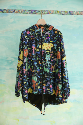 39.Mame Neko taffeta blouson 詳細画像