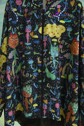 39.Mame Neko taffeta blouson 詳細画像