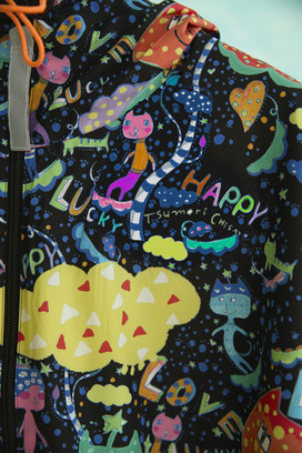 39.Mame Neko taffeta blouson 詳細画像