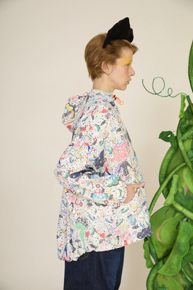 39.Mame Neko taffeta blouson 詳細画像