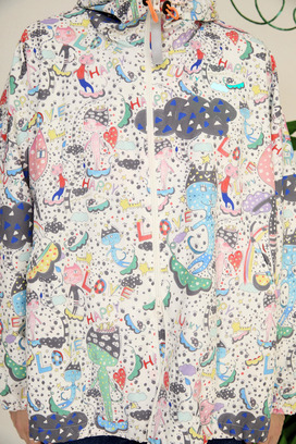 39.Mame Neko taffeta blouson 詳細画像