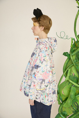 39.Mame Neko taffeta blouson 詳細画像