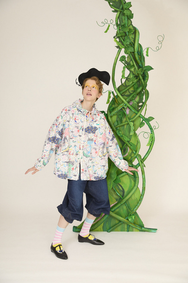 39.Mame Neko taffeta blouson 詳細画像 off white 2