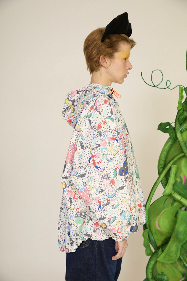 39.Mame Neko taffeta blouson 詳細画像 off white 4