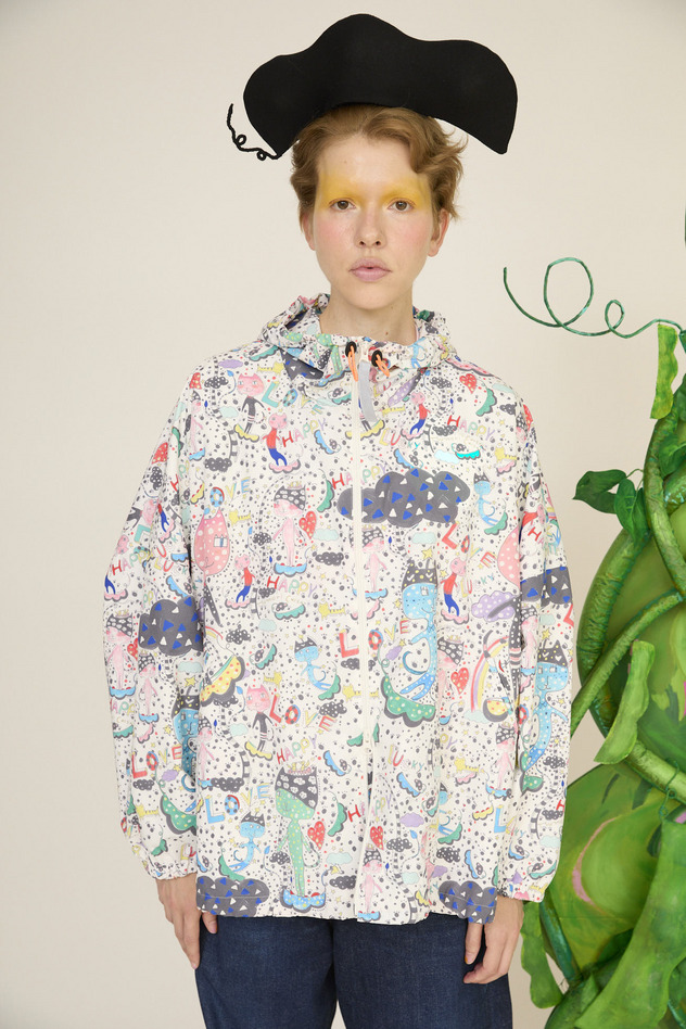 39.Mame Neko taffeta blouson 詳細画像 off white 6