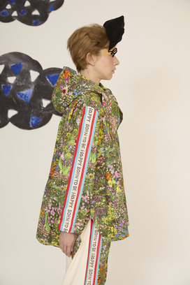 1.Happy flower field hoodie blouson 詳細画像