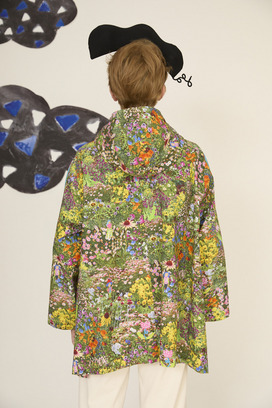 1.Happy flower field hoodie blouson 詳細画像