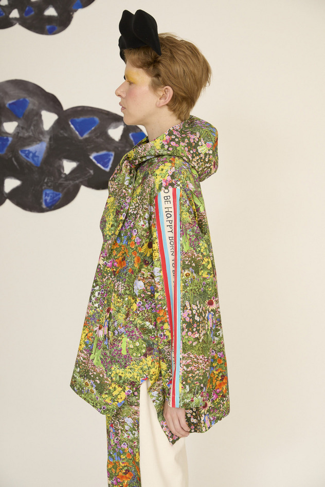 1.Happy flower field hoodie blouson 詳細画像 yellow 2