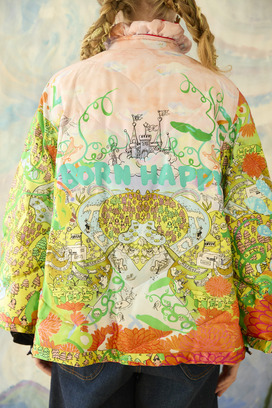 45.Born happy light down cape&jacket 詳細画像