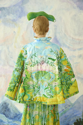 45.Born happy light down cape&jacket 詳細画像