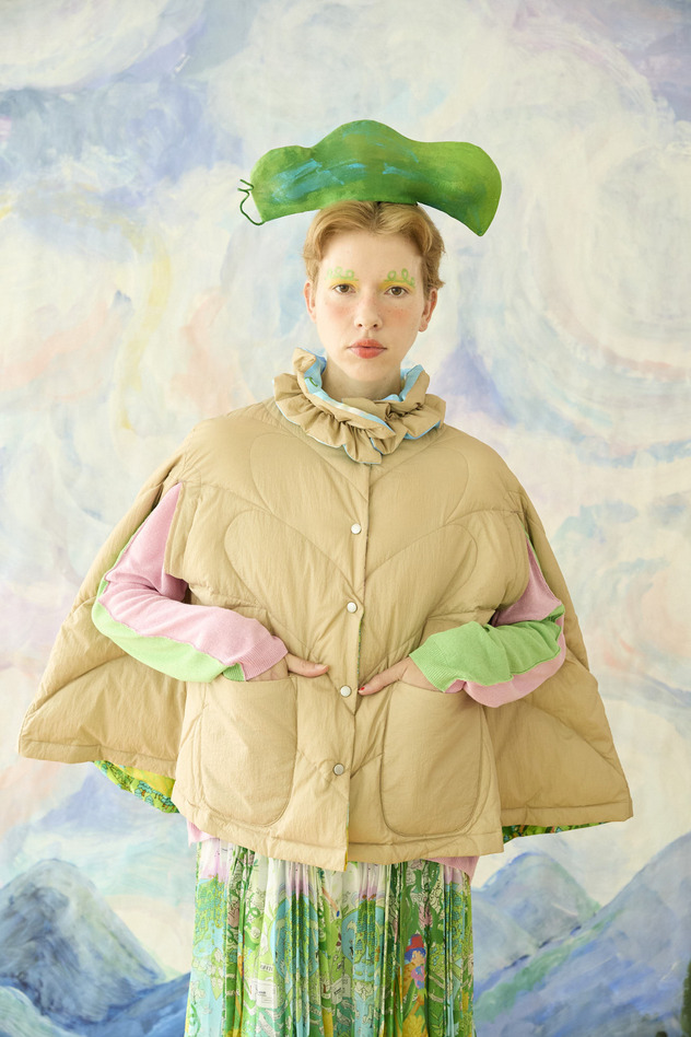 45.Born happy light down cape&jacket 詳細画像 beige 34