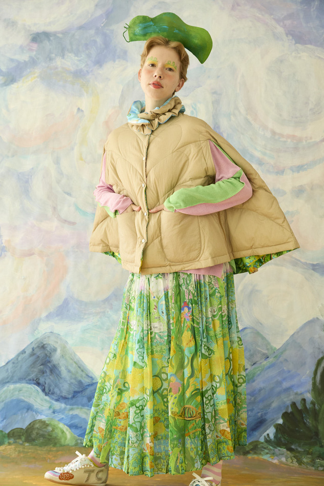 45.Born happy light down cape&jacket 詳細画像 beige 37