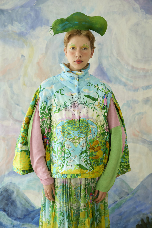 45.Born happy light down cape&jacket 詳細画像 beige 42