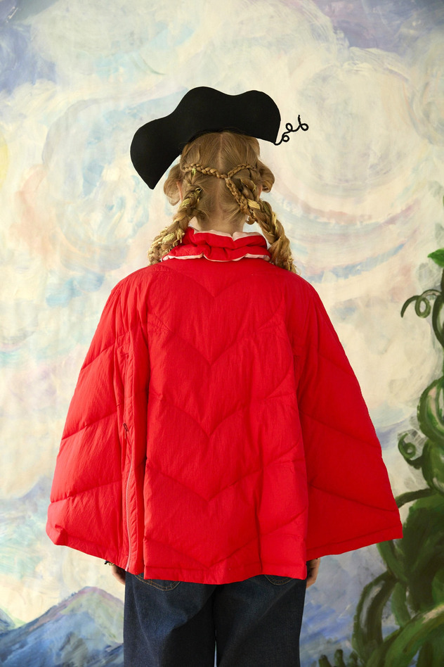 45.Born happy light down cape&jacket 詳細画像 beige 6