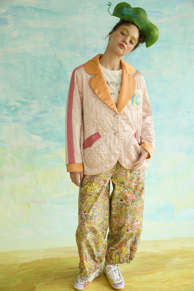 85.Quilt jacket 詳細画像 light blue 8