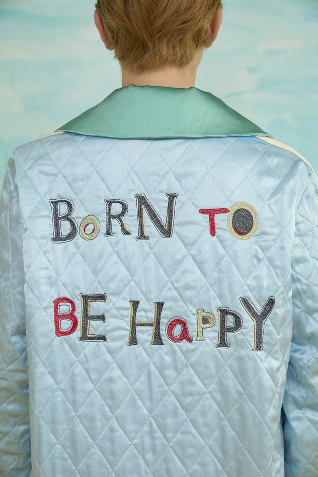 85.Quilt jacket 詳細画像 light blue 2