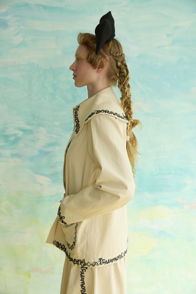 49.Playful Line jacket 詳細画像 ivory 7