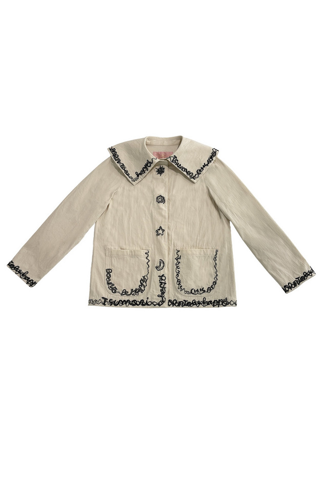 49.Playful Line jacket 詳細画像 ivory 1