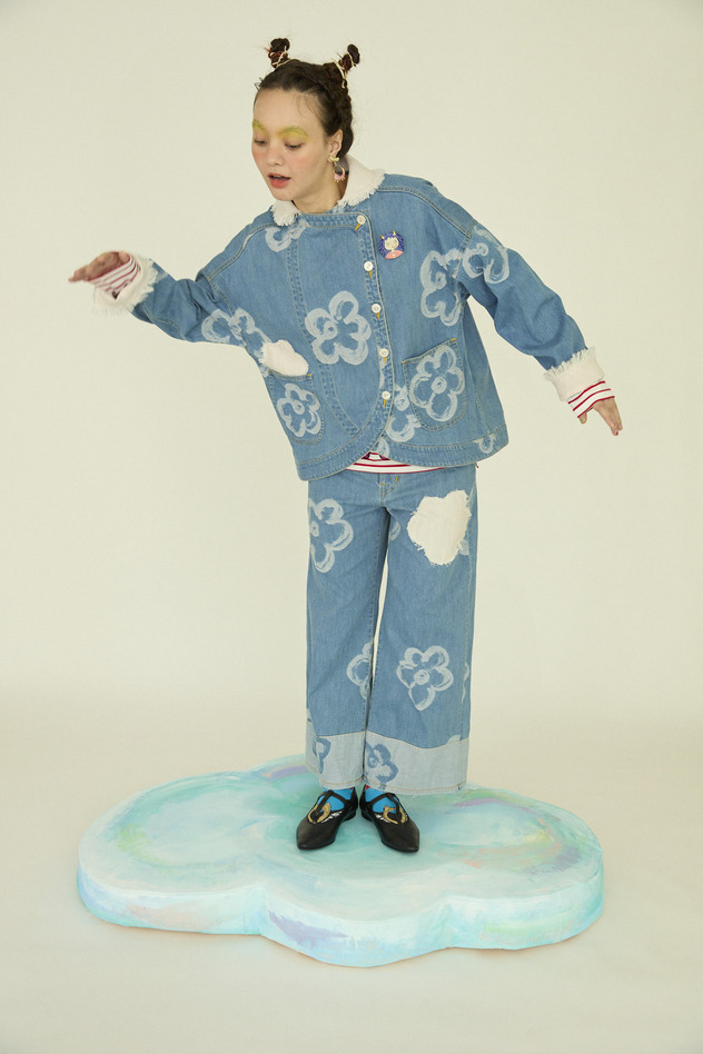 57.Hana JQ denim jacket 詳細画像 blue 14