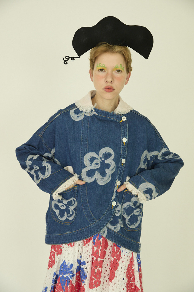 57.Hana JQ denim jacket 詳細画像 blue 15