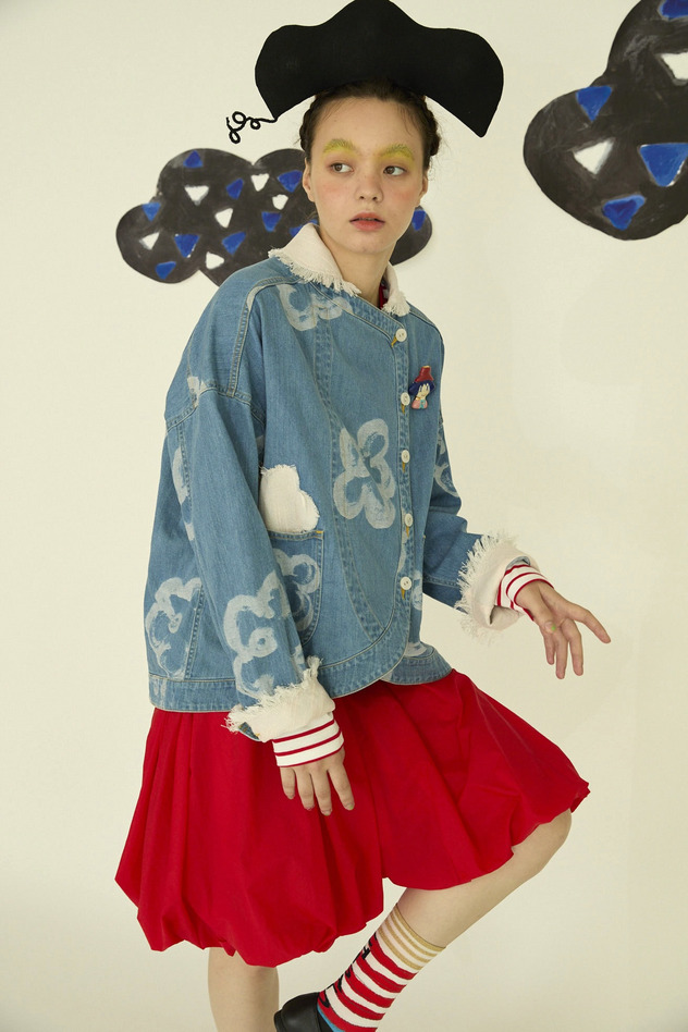 57.Hana JQ denim jacket 詳細画像 blue 2