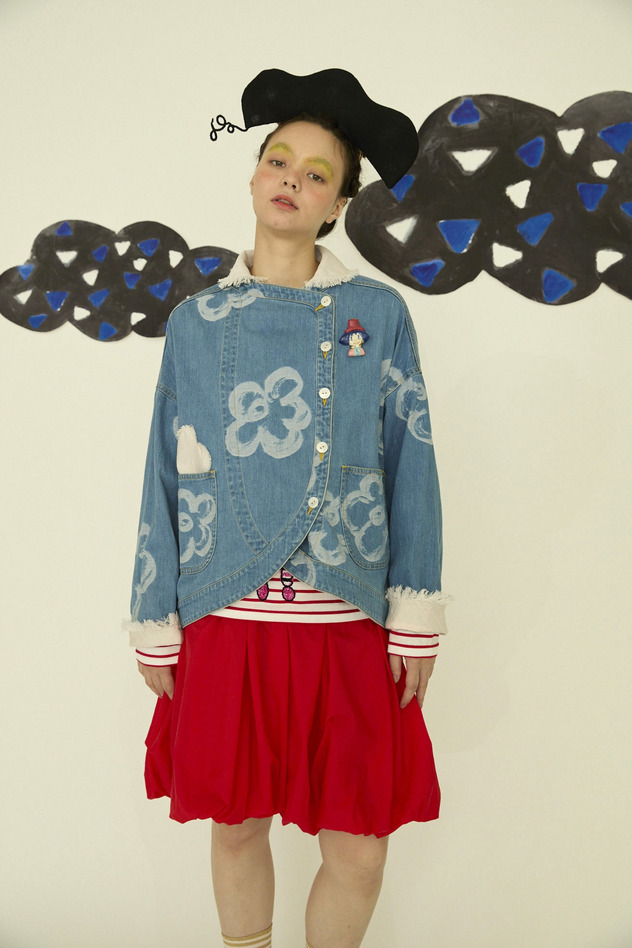 57.Hana JQ denim jacket 詳細画像 blue 3